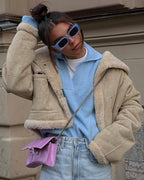 V-Ausschnitt-Damenpullover | Colosy