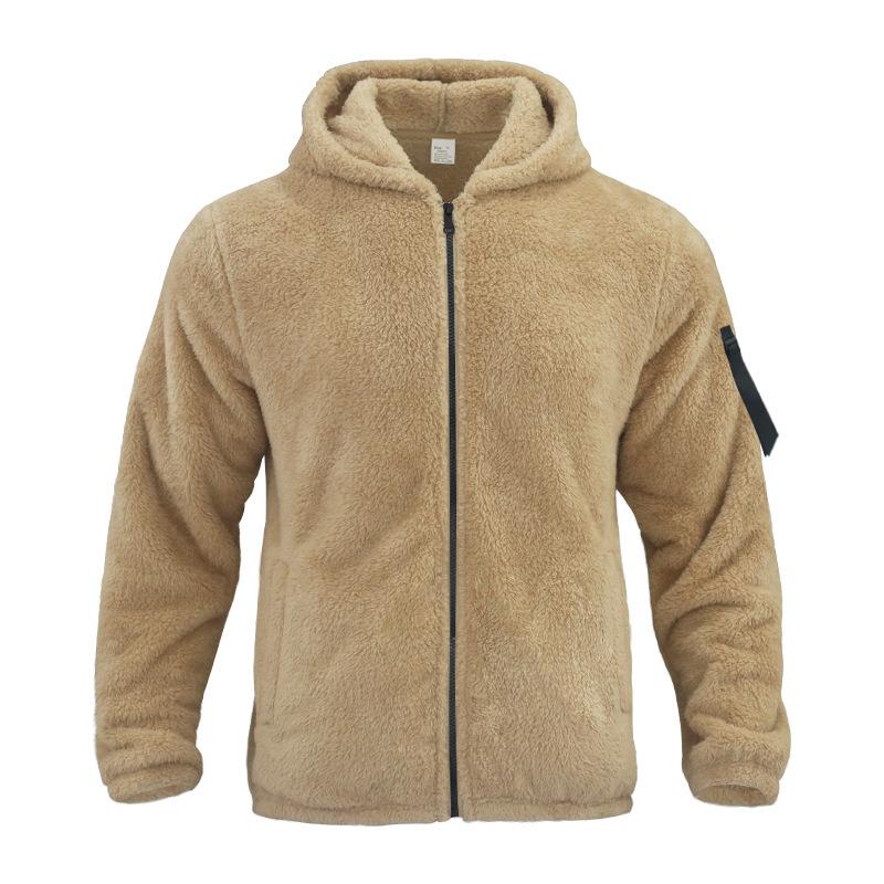 Paul Double-Fleece-Jacke mit Kapuze | Colosy
