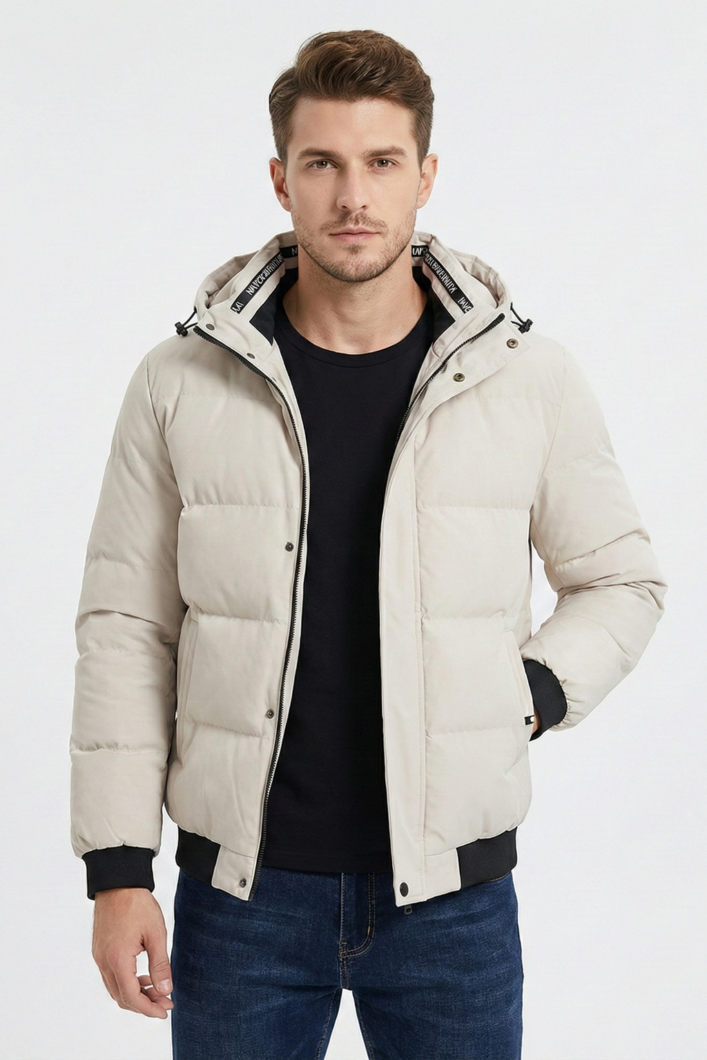 Baumwoll-Winterjacke für Herren | Colosy