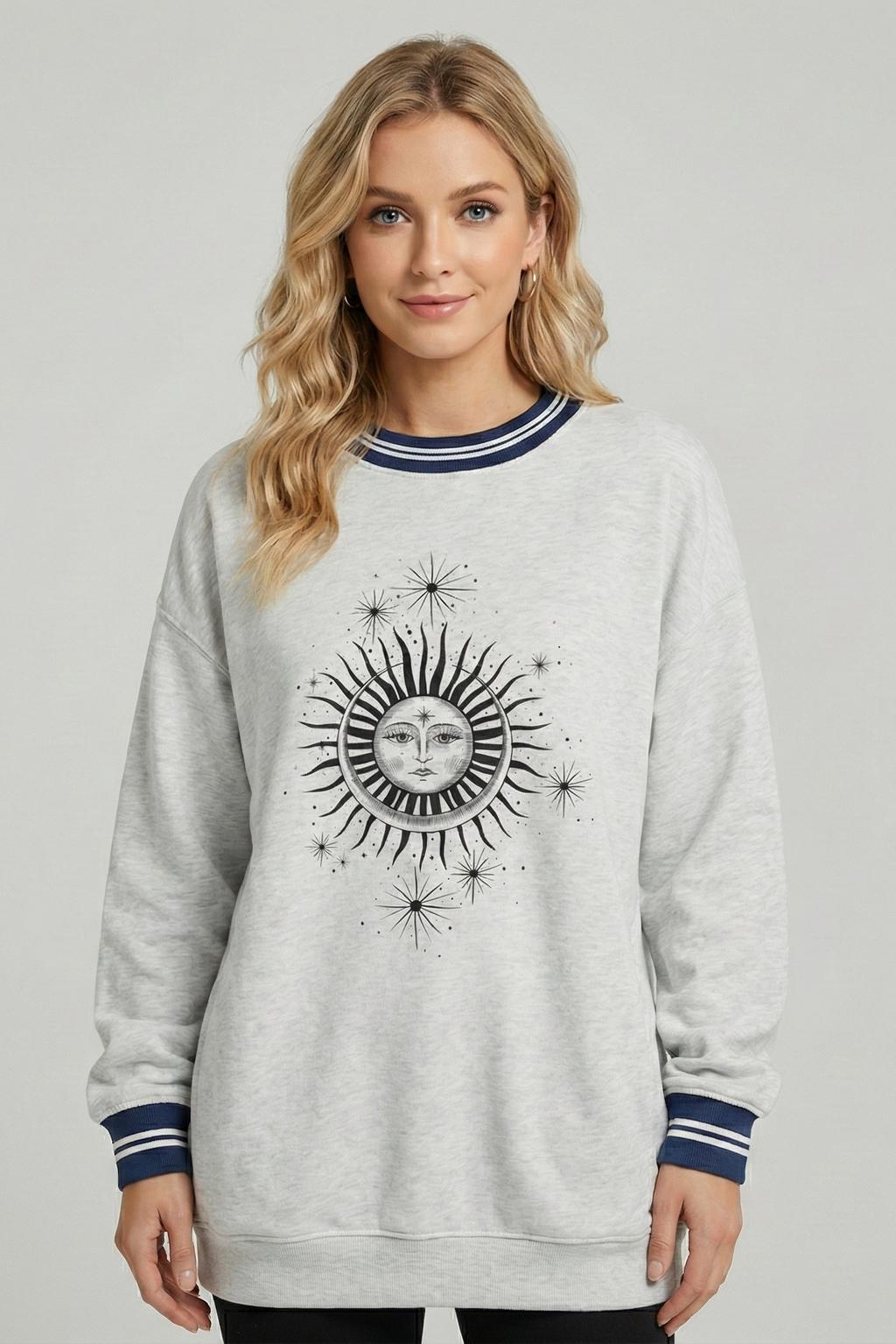 Lockerer Oversize-Damenpullover | Colosy