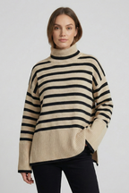 Weicher Rollkragenpullover mit Strukturstrick | Colosy
