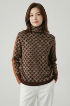 Klassischer Feinstrick-Rollkragenpullover | Colosy