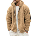 Paul Double-Fleece-Jacke mit Kapuze | Colosy