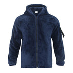 Paul Double-Fleece-Jacke mit Kapuze | Colosy